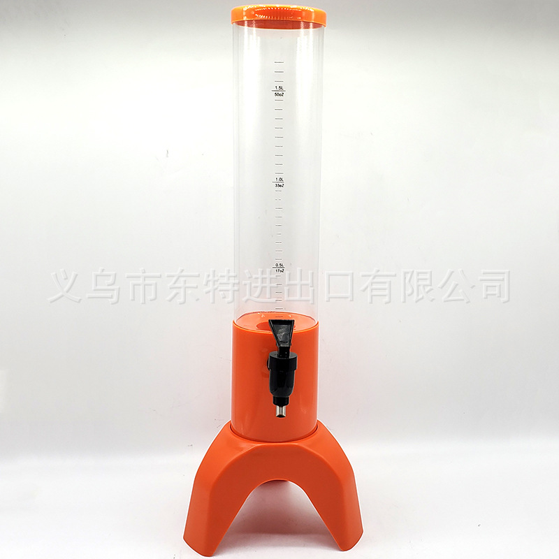 Factory direct sales: 1.5L bar wine cannon, KTV beer column, wine divider, beer juicer, creative juice tripod detail image 2
