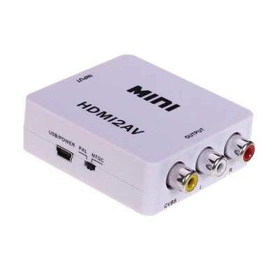 hdmi转av转换器 hdmi to av高清转换器支持1080Phdmi to rca
