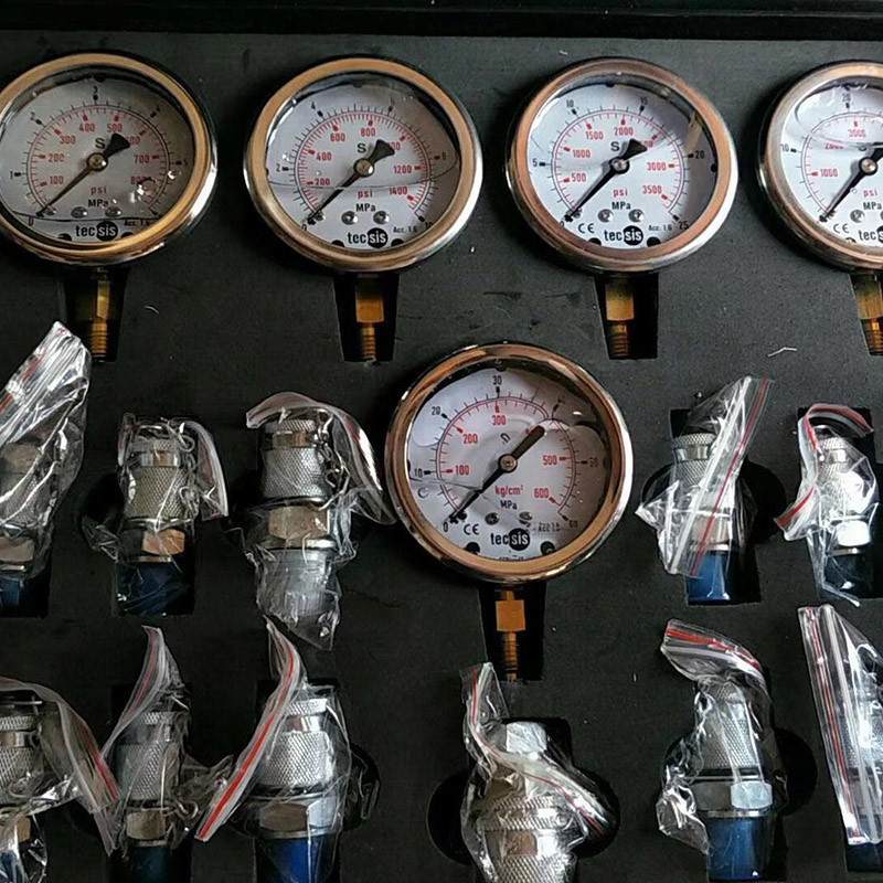 液压测试组盒 液压系统压力测试盒 压力表测压接头测压线转换头