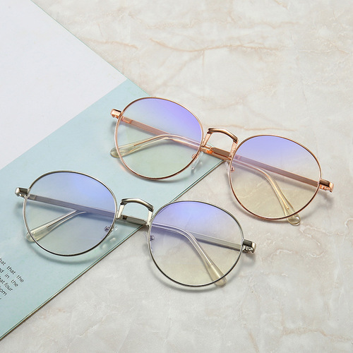 Xiao Zhan's same style glasses for women with wide rims Internet celebrity prescription glasses frames for men with metal thick rims student finished myopia