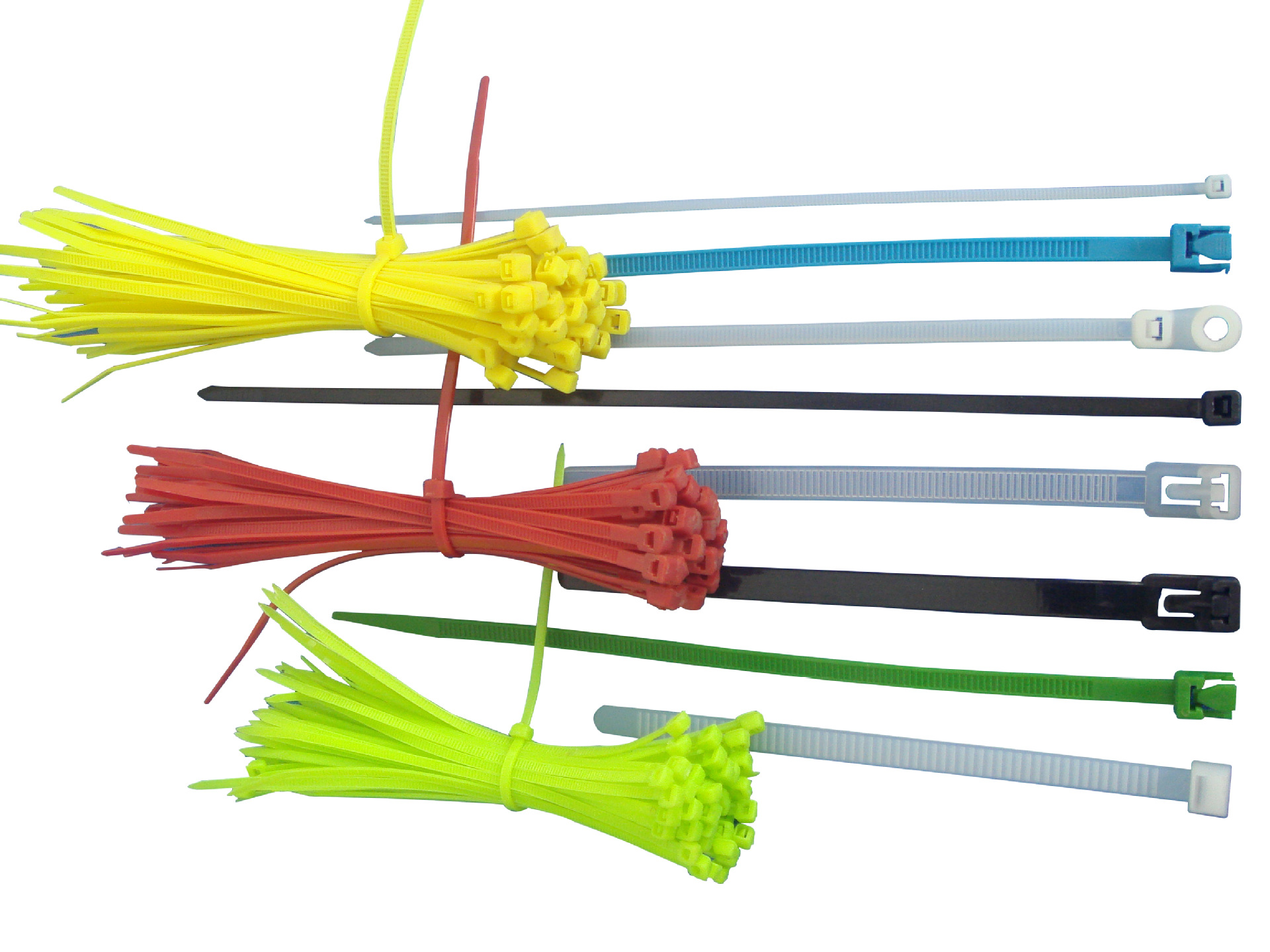 供应尼龙扎带,束线带，可松式扎带，彩色扎带，插销扎带