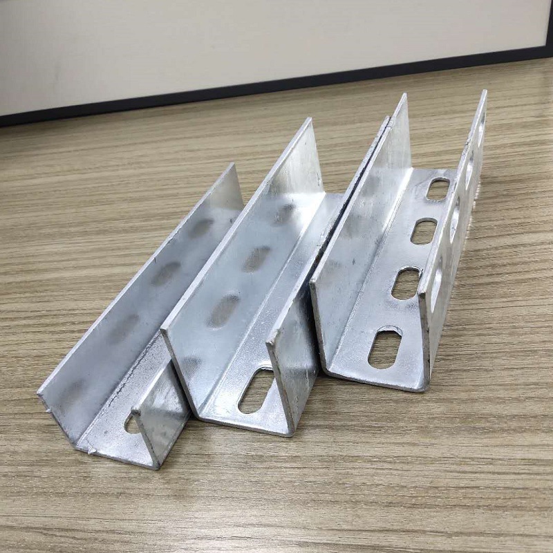 光伏支架轨道檩条横梁连接件热镀锌处理规格可选