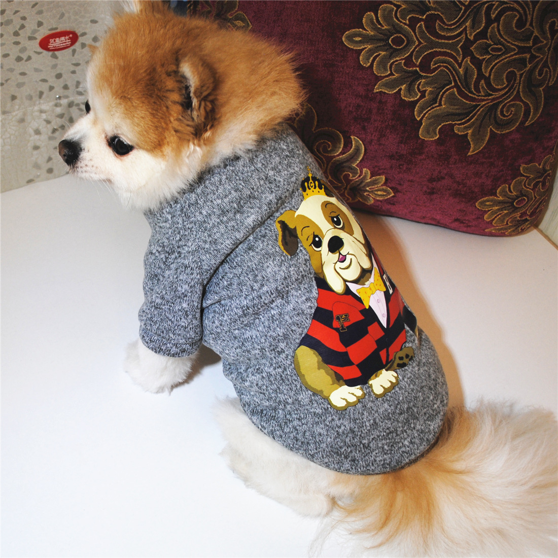 Factory Direct Sales Pet Clothes Dog Clothes Spring And Autumn Thickened Jacket display picture 2