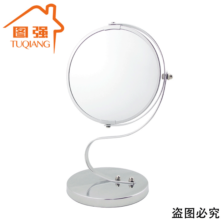 [Custom processing]Europe and America desktop Cosmetic mirror originality fashion gift household Metal enlarge Beauty Mirror