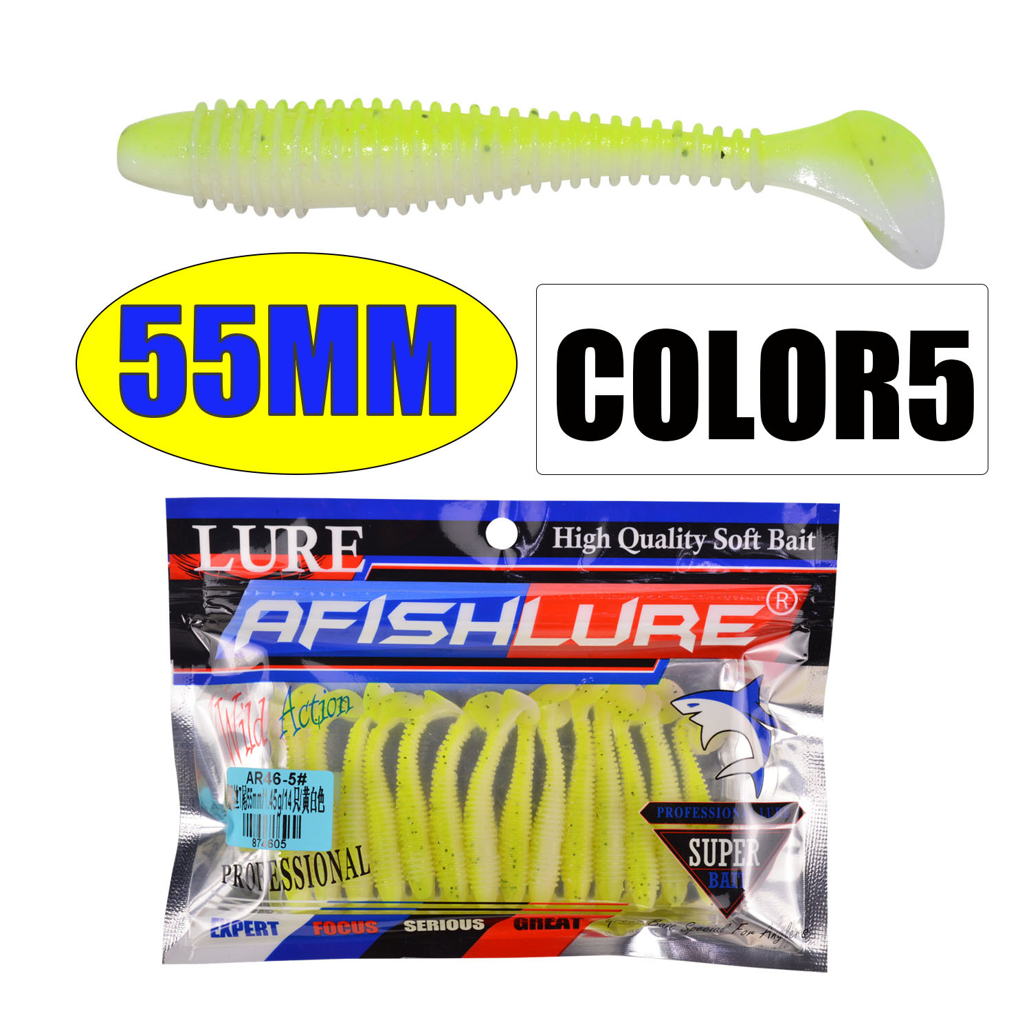 Soft Paddle Tail Fishing Lures Soft Plastic Baits Fresh Water Bass Swimbait Tackle Gear