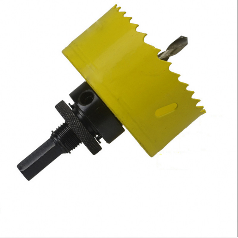 双金属加工木工开孔器合金头六角柄木板门板石膏板塑料扩孔器钻头