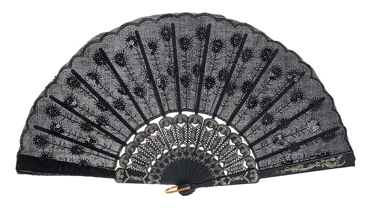 Factory direct supply of ancient-style fans, Chinese-style stage performance folding fans, photography prop fans, home decoration fans detail image 14