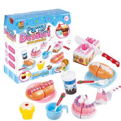 new pattern girl Trolltech Fruit Cake Earnest music children Play house DIY Jiabao Toys Be absolutely sure to 2834