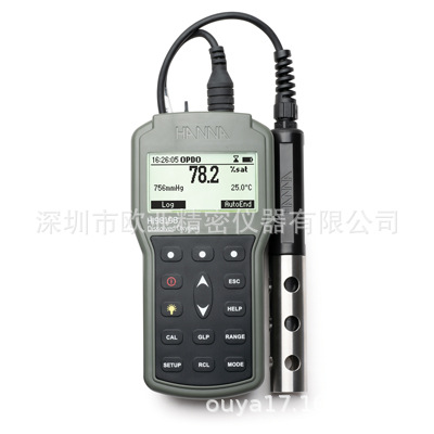 供应意大利HANNA  HI98198 便携式(荧光法)溶氧DO-饱和溶氧测定仪