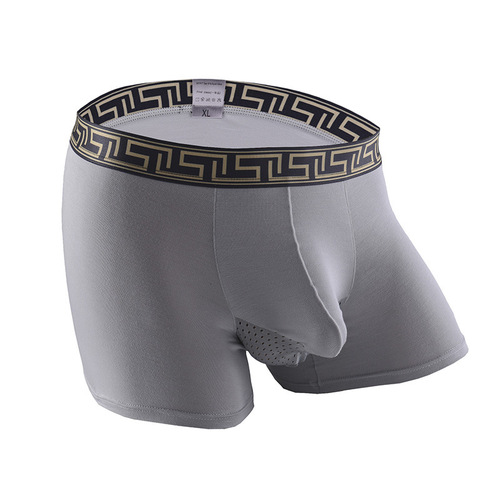 New comfortable modal men's underwear, men's boxer briefs, double compartment gun and egg separation, breathable U-convex design