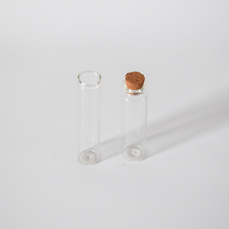 20亳升直口玻璃瓶20*80 透明木塞玻璃瓶22*50 迷你瓶11*22