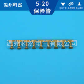 接线端子5-20保险管 耳朵扒端子 铜帽端子 ABS保险管连接器