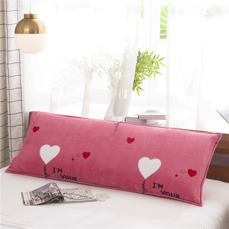 Keep warm coral flannel pillowcase, upgraded version