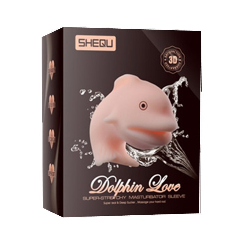 Dolphin Male Portable Masturbation device silica gel Masturbation cup lifelike Physical exercise Name of device Male adult Toys