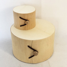 创意木质软树皮盒首饰盒 通用木皮翻盖礼品盒 内包装盒收藏木盒子