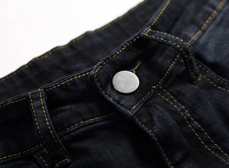 Herren Jeans Mit Distressed Look Und Geradem Bein_voghion.com