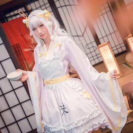 新款悠悠筱天使料理次元米饭娘COS服 白米饭 COSPLAY演出服