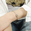 Trend universal fashionable metal bracelet, Japanese and Korean, simple and elegant design