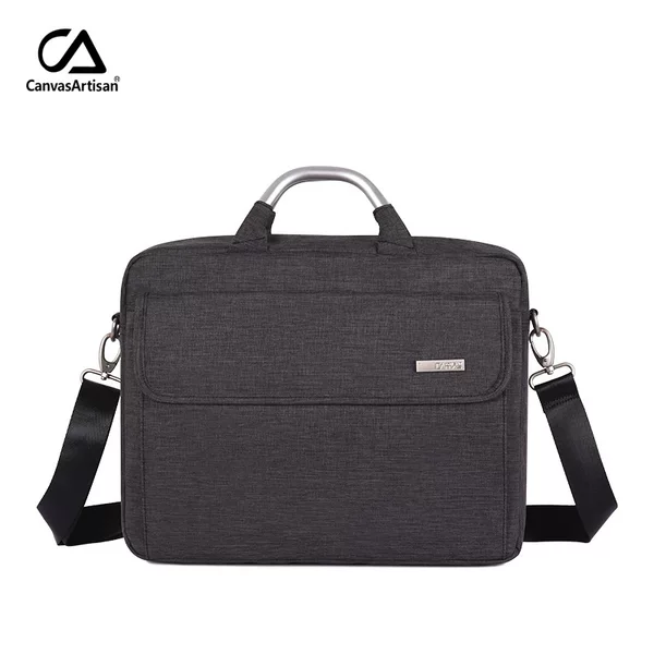 Canvasartisan Portable Briefcase Shoulder Multi-function Business Laptop Bag Cross-border Micro Supply