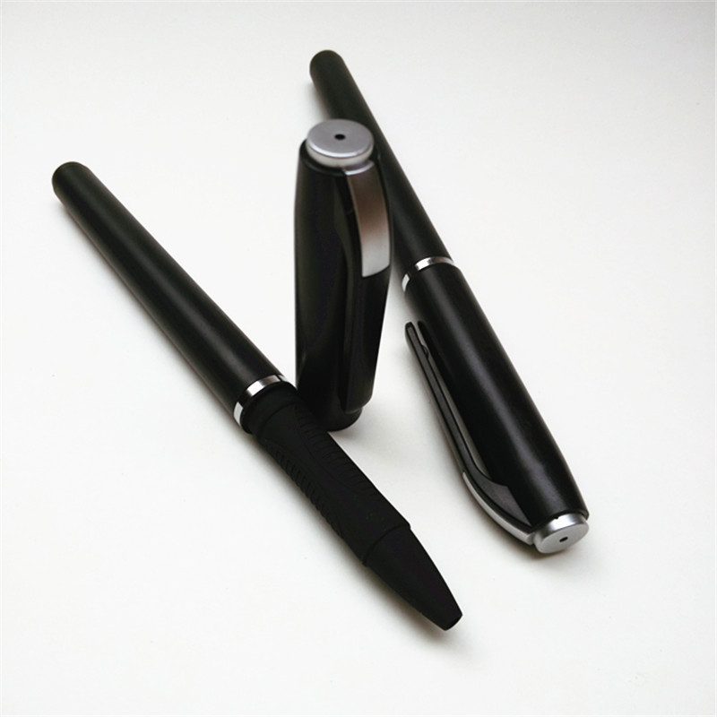 新高档中性笔可配1.0无笔芯消失磨砂款黑色中性889加粗杆子空笔杆