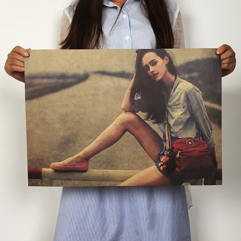 德博拉·席尔瓦海报美女明星海报复古怀旧海报宿舍寝室装饰画墙贴|ru