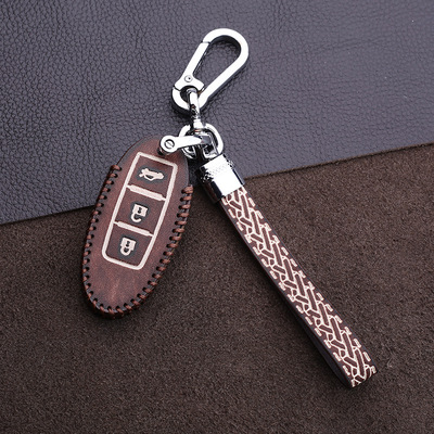 Infiniti key case Q50L Car Q60ESQ genuine leather Q70 Buckle QX50 shell QX60QX70 Key sets female
