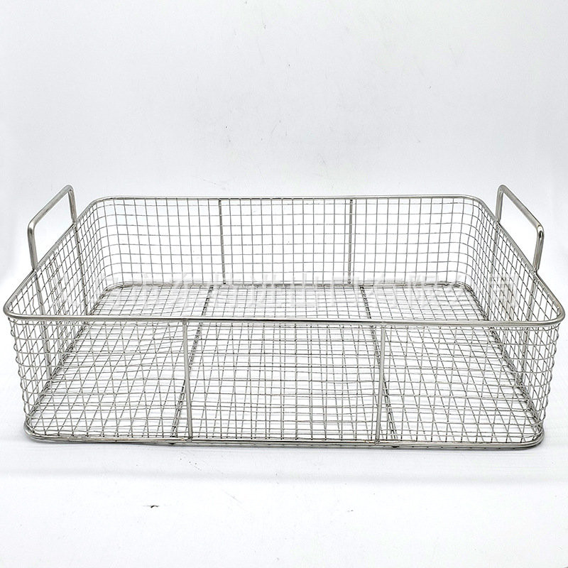 Factory direct sales of stainless steel oil-frying baskets, American fast food, French fries, fried chicken, oil-draining spatula, hamburger oil-draining baskets detail image 4