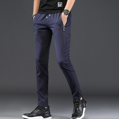 Spring and summer Borneol Casual pants Korean Edition Trend Quick drying Sports pants Self cultivation Elastic force Thin section man Versatile trousers