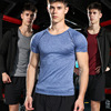 Quick drying Short sleeved T-shirt man motion jacket Sweat ventilation Basketball run Bodybuilding Easy Underwear On behalf of