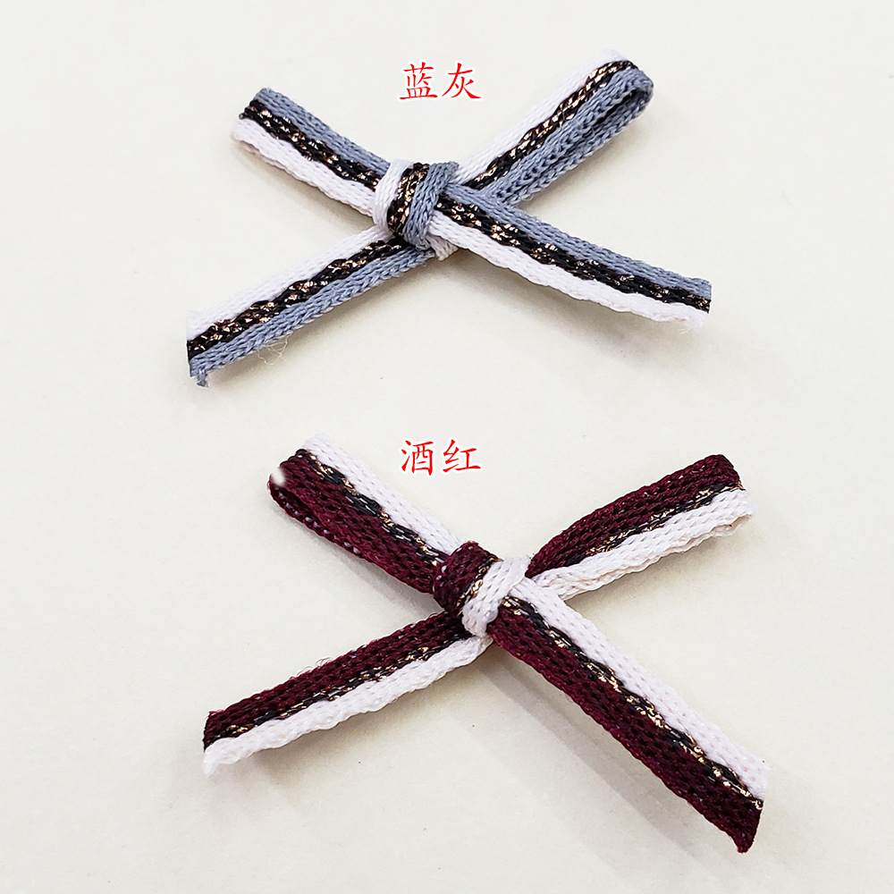 双色金丝蝴蝶结