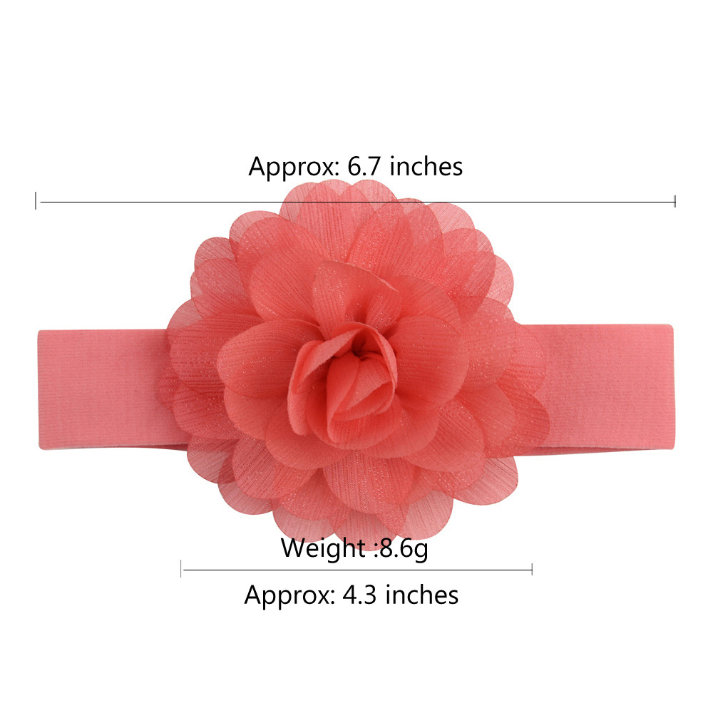 New Fashion Chiffon Flower Lace Headband display picture 12