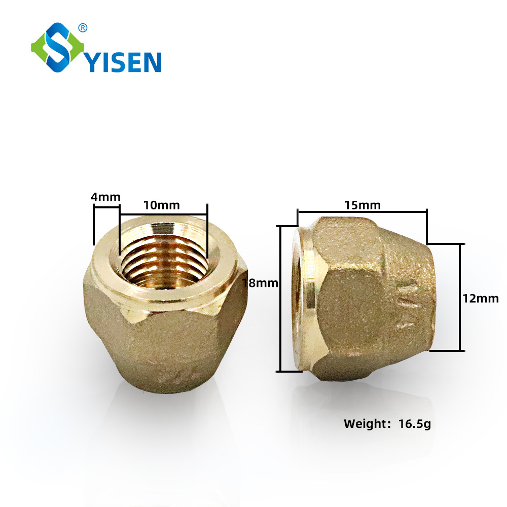 2分3分4分5分6分黄铜螺帽衲子纳子螺帽帽盖锻压纳子