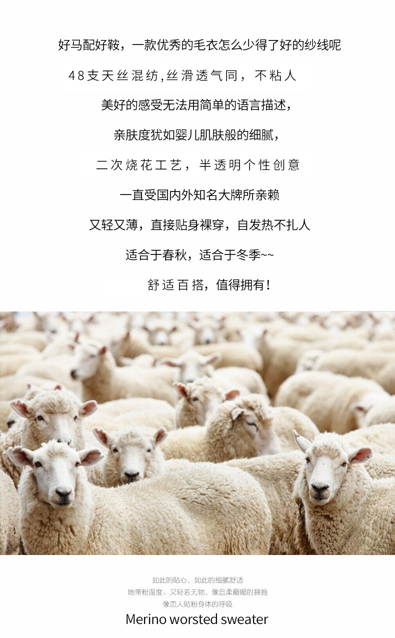 Pull femme en Fibre ammoniacale de cuivre - Ref 3414532 Image 14