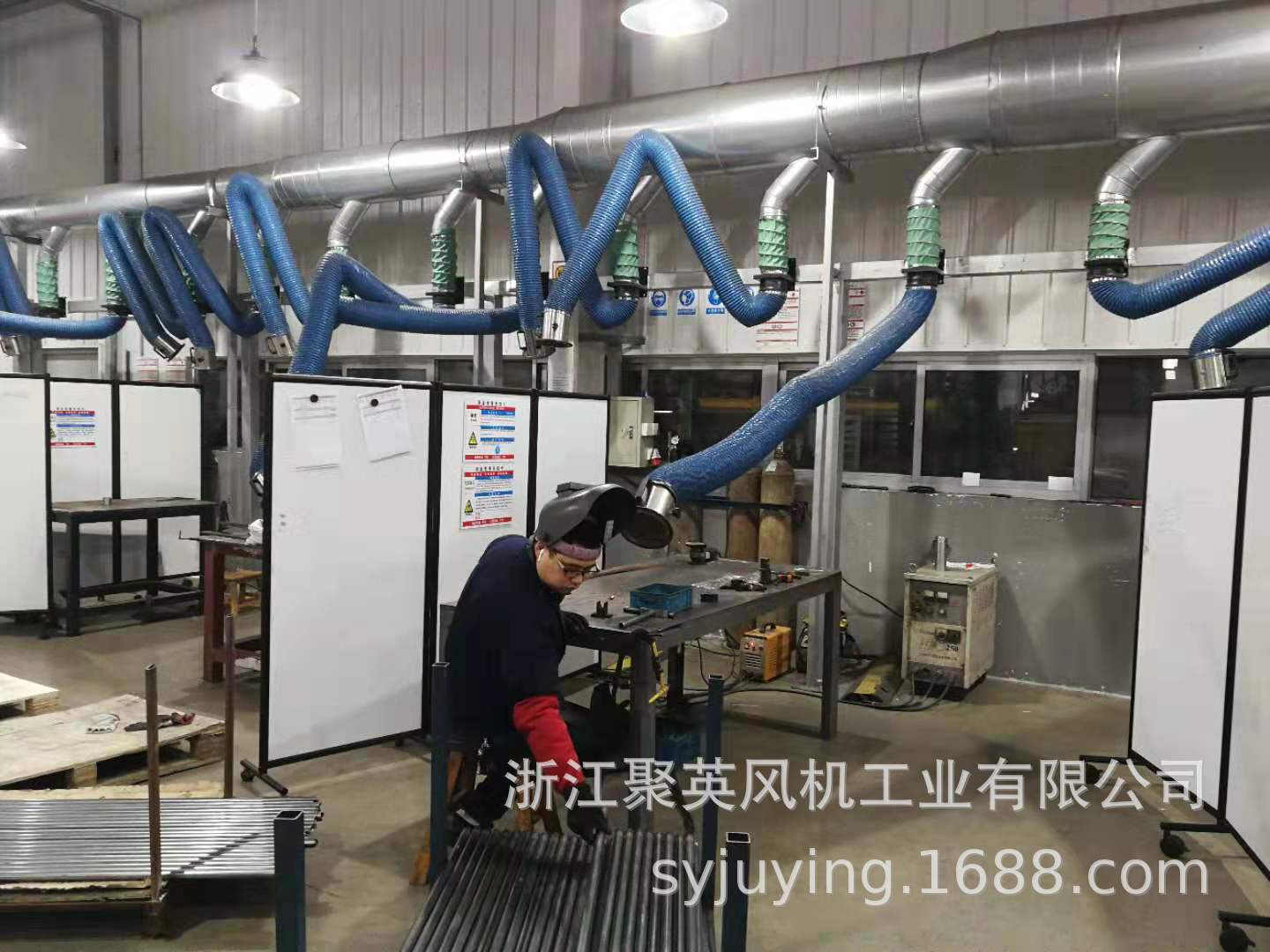 浙江嘉兴焊接烟尘处理 气保焊氩弧焊烟雾净化器 集中式焊烟净化器