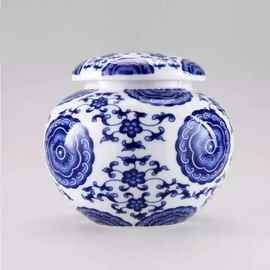定制中式用品陶瓷产品厂家陶瓷储罐 陶瓷茶叶罐 简单摆设陶瓷罐子