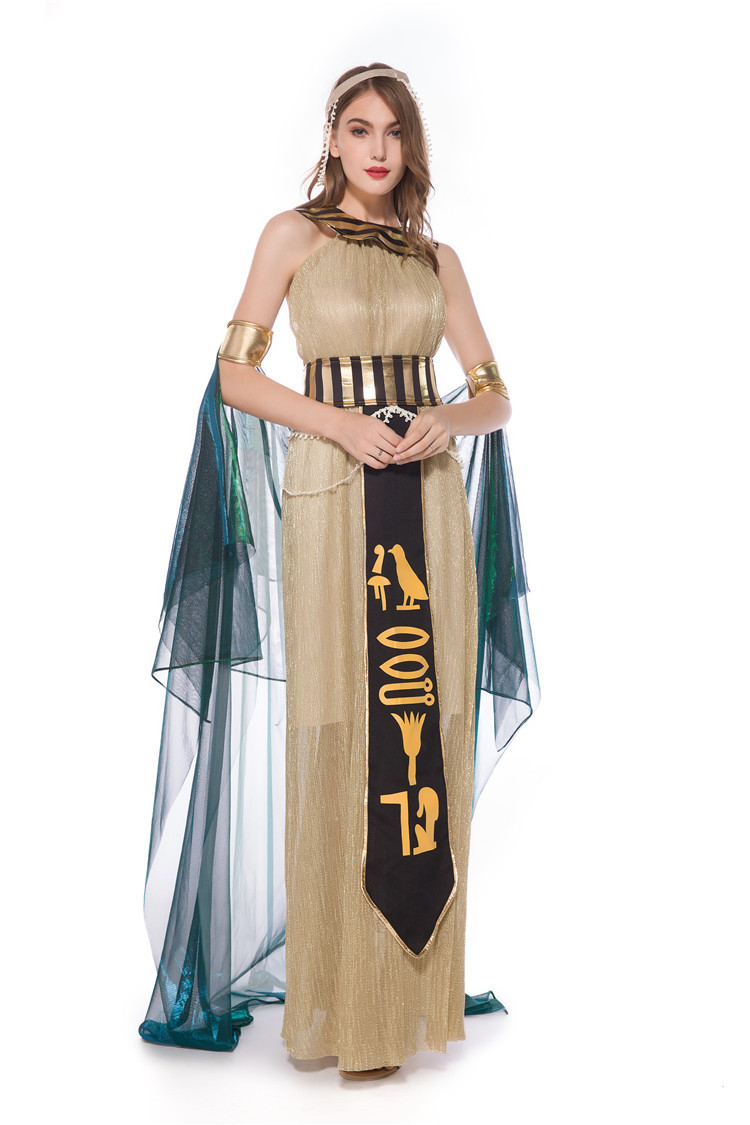 Costumi di Halloween da faraone arabo-egiziano Cleopatra, costumi da dea greca per cosplay (vendita all'ingrosso)_voghion.com