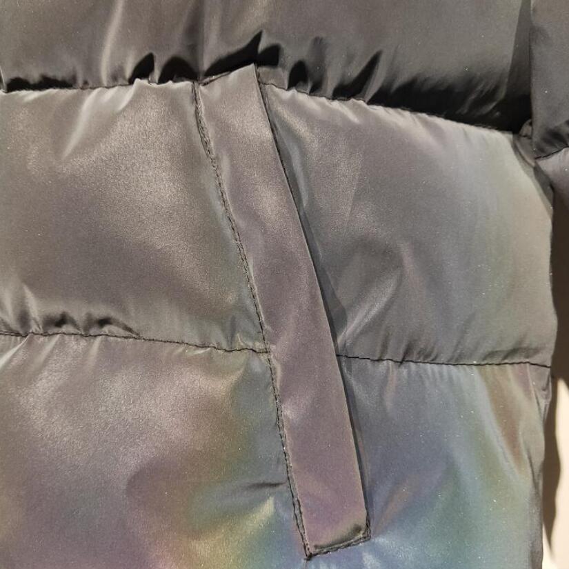 Herrenbekleidung bunter reflektierender Baumwollmantel mit abnehmbarer Kapuze und Baumwollmantel für Männer und Frauen_voghion.com