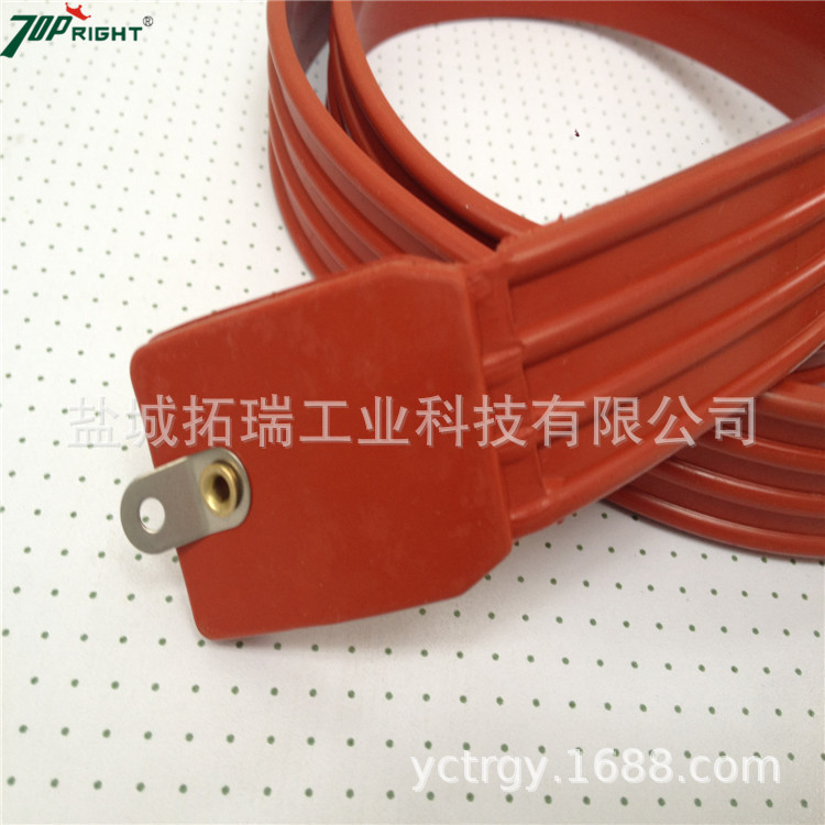 供应各种型硅橡胶加热带 硅橡胶发热带 硅胶电热带
