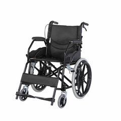 Portable wheelchair for elderly, disabled, and patients; full reclining, folding, lightweight mobility wheelchair