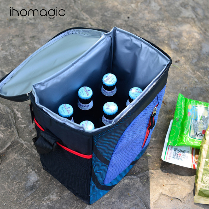 饮料酒水便携式午餐包 手提式牛津布保温包 大容量户外野餐冰包