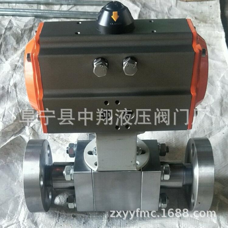 Q41-320手动/气动/电动高压法兰球阀.F51/904L反应釜不锈钢阀门