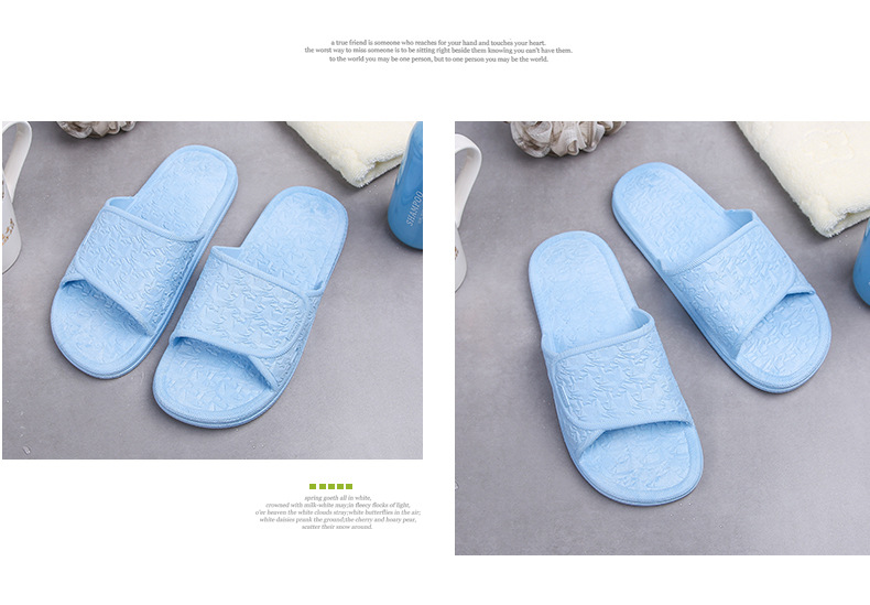  summer thick-soled couple home household shower slippers NSPE24970