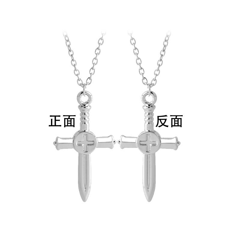 New Fashion Cross Sword Pendant Necklace Wholesale