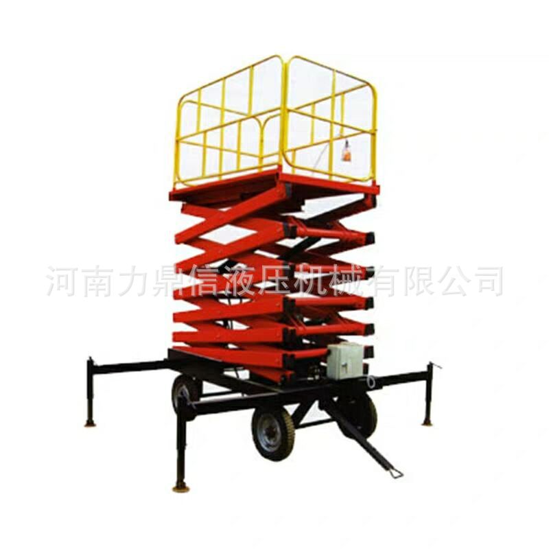 移动式剪叉升降平台 升降货梯 导轨式液压升降货梯 大量现货