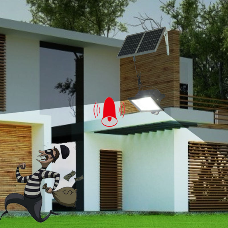 Guang Jian 30W solar energy Warning light courtyard Induction Burglar alarm household Infrared human body Induction Warning lights