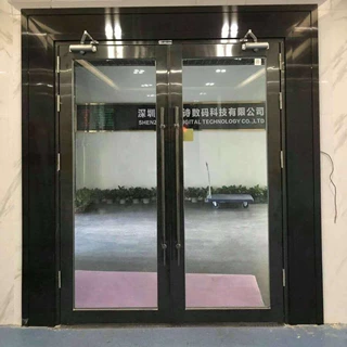 广州市南粤防火门厂家定做广州不锈钢玻璃防火门