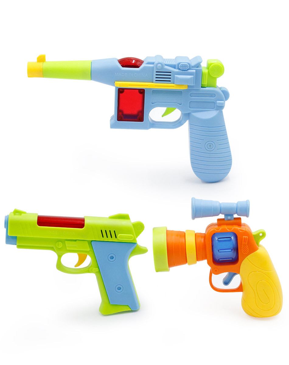 1-3 children child toy gun Vocalization luminescence music boy toy gun