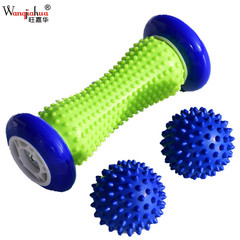 Foot massage set of three muscle relaxation, combined fascia ball, hedgehog yoga, foot acupoints, shoulder and neck membrane, cross-border