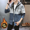 2019 winter new pattern man Plush thickening sweater Korean Edition Trend personality Sweater fashion handsome Cardigan