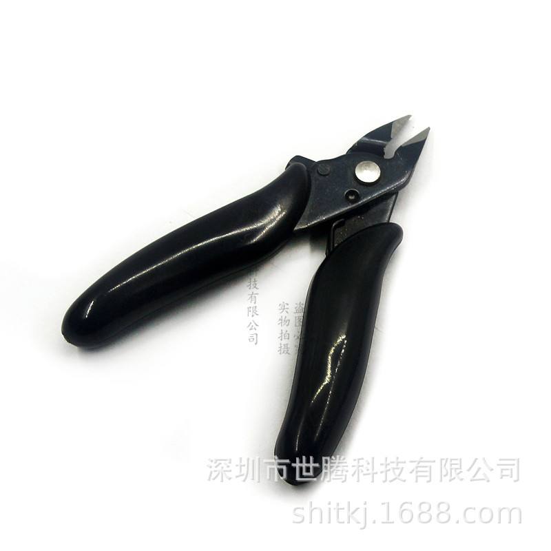 Mini alicates de corte pequeños de 3,5 pulgadas alicates diagonales de cigarrillos electrónicos con alicates de agua de bloqueo mango rojo de acero inoxidable 170